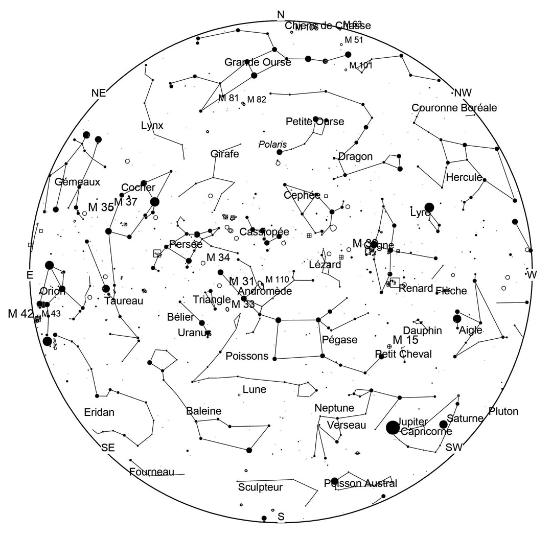 Le ciel étoilé de mars 2021 - Feuille d'Avis de la Vallée de Joux