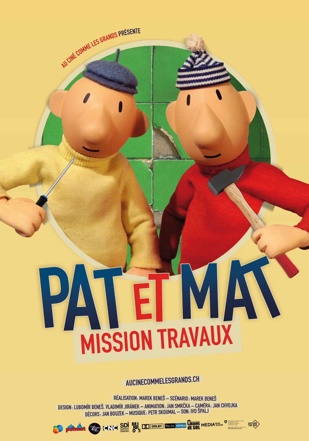 Au Cinéma comme les Grands : Pat et Mat, Mission Travaux