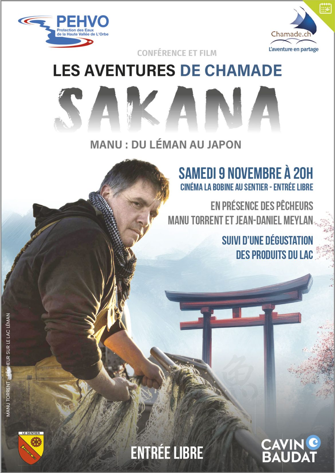 Les Aventures de Chamade « Sakana – Manu : Du Léman au Japon »