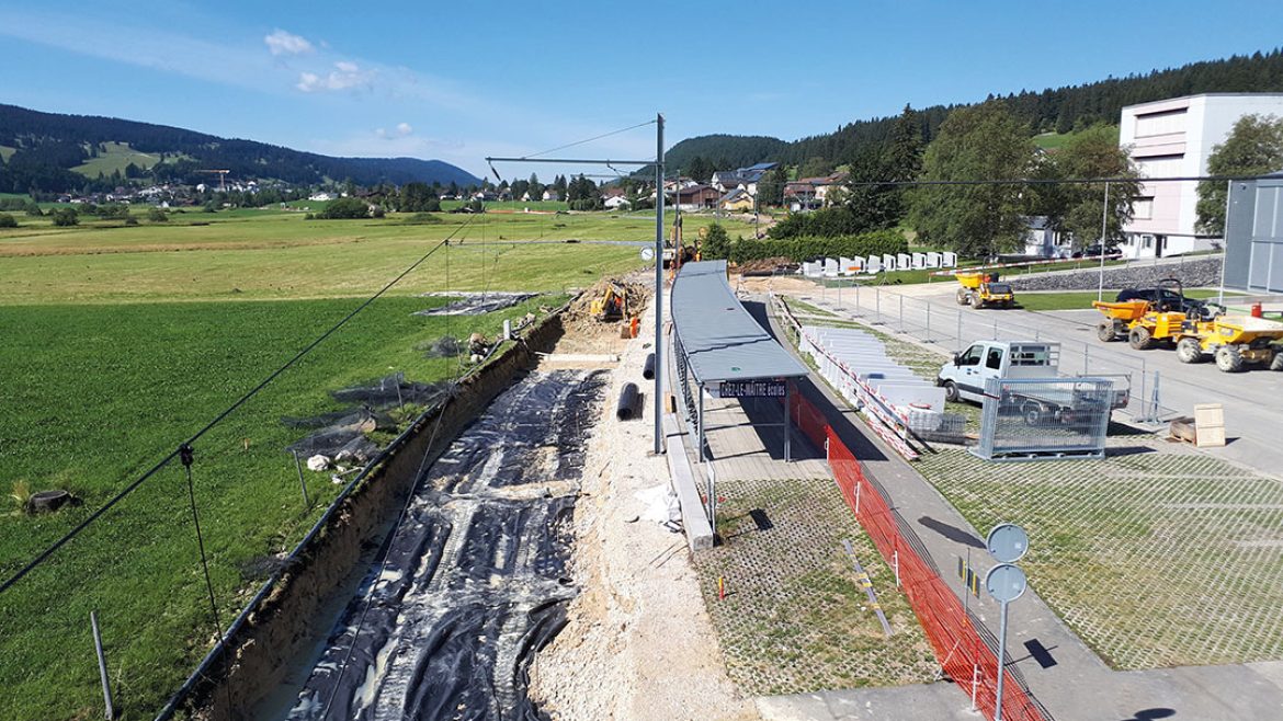 Ligne de chemin de fer Vallorbe – Le Pont – Le Brassus : Un chantier d’envergure au cœur  de la Vallée de Joux